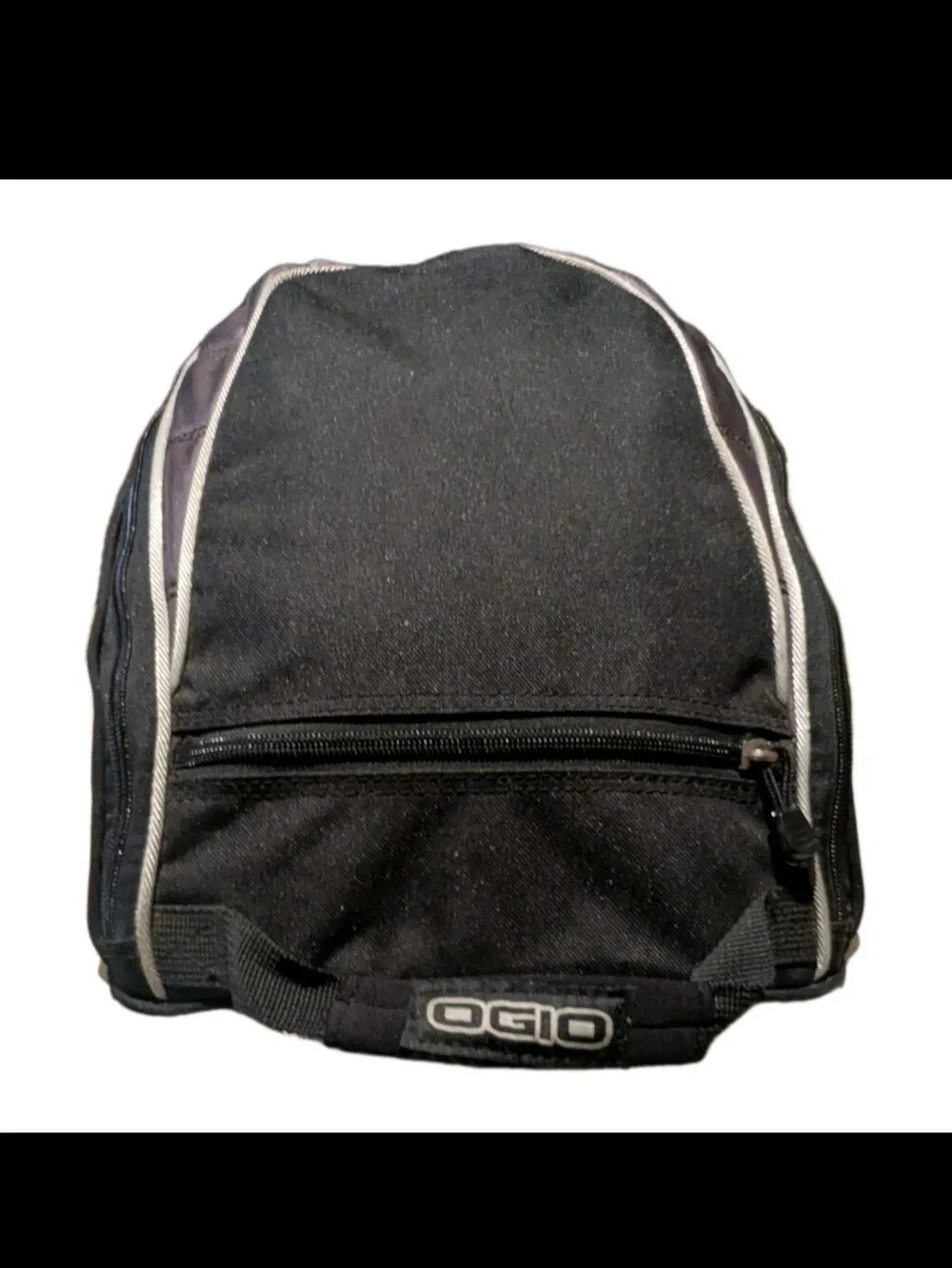 Ogio Golf Shoe Bag Travel Luggage Carry On Black Gray Soft Plaid Lining Padded